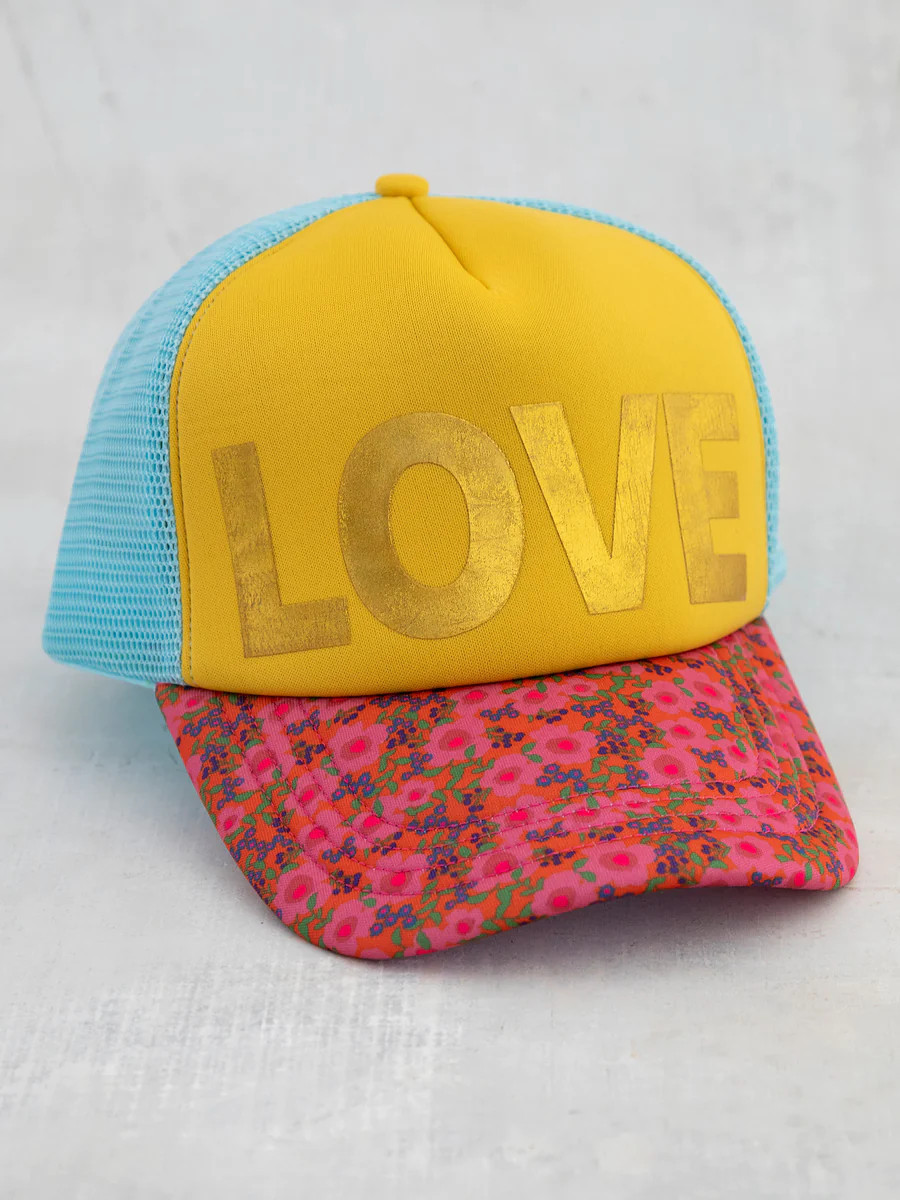 Adjustable Trucker Hat - Love | Natural Life