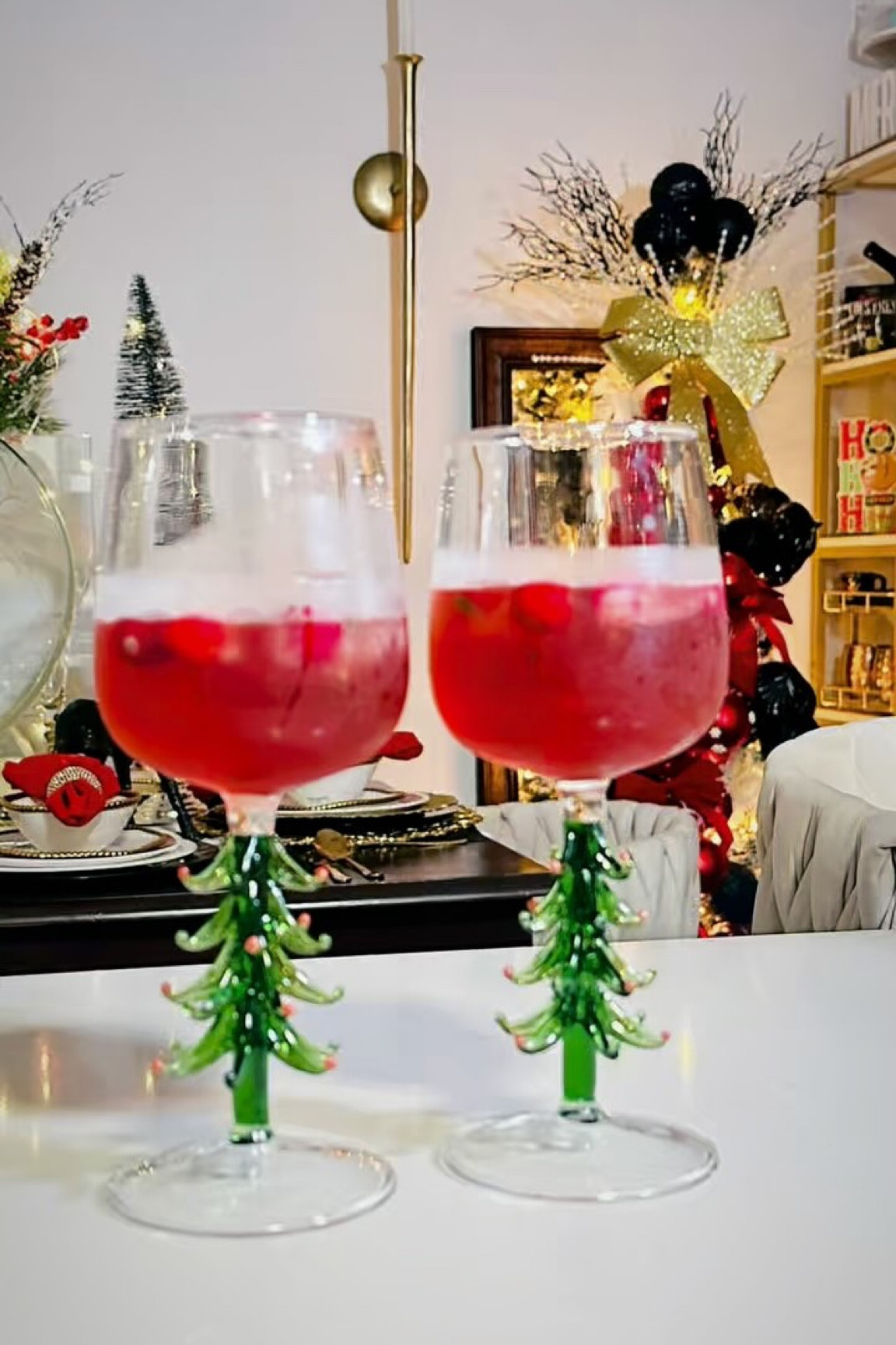 Love these viral wine glasses, the stems are designed as the Christmas tree! There are perfect for hosting this holiday season! 

Like, follow and comment LINK for the details!

#christmas #holiday #hosting 
#christmasdrinks #holidaydrinks
#champagne #tistheseason #happyholidays #cocktail 

#LTKSeasonal #LTKSaleAlert #LTKGiftGuide