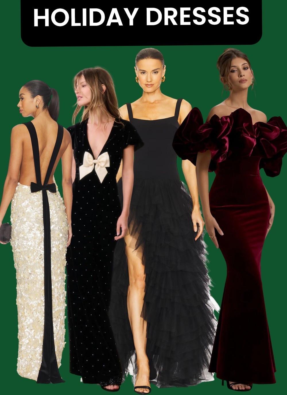 Holiday Dresses 🎄✨
It’s sparkle season, and these dresses are giving festive glam all the way!! 💃🏾❤️
From sequin minis to cozy sweater dresses — perfect for parties, dinners, and every holiday moment! 💫
Linking all my favorite styles below! 🛍️

#HolidayDresses #ChristmasOutfits #LTKHoliday #HolidayStyle #FestiveFashion #CozyChristmas #OOTD #PartyLooks #HolidaySeason #LTKFinds

#LTKStyleTip #LTKSeasonal #LTKHoliday