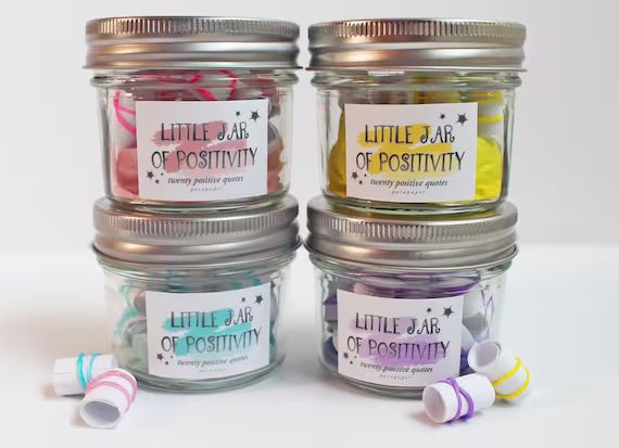 Little Jar of Positivity  20 Positive Quotes  Self Care - Etsy | Etsy (US)