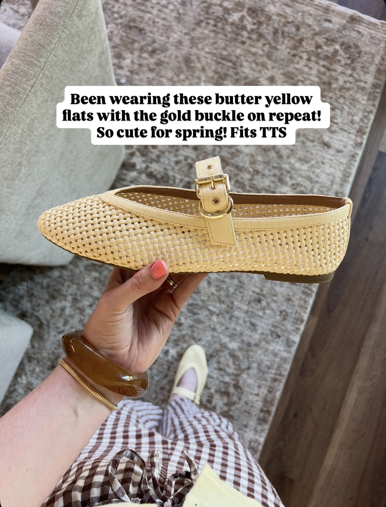 Walmart butter yellow flats!

Butter yellow trendy 
Ballet flats
Trendy flats
Cute spring shoe
Comfy everyday flats
Casual chic cycle
Walmart shoe finds

#LTKmomlife #LTKgrwm #LTKootd
