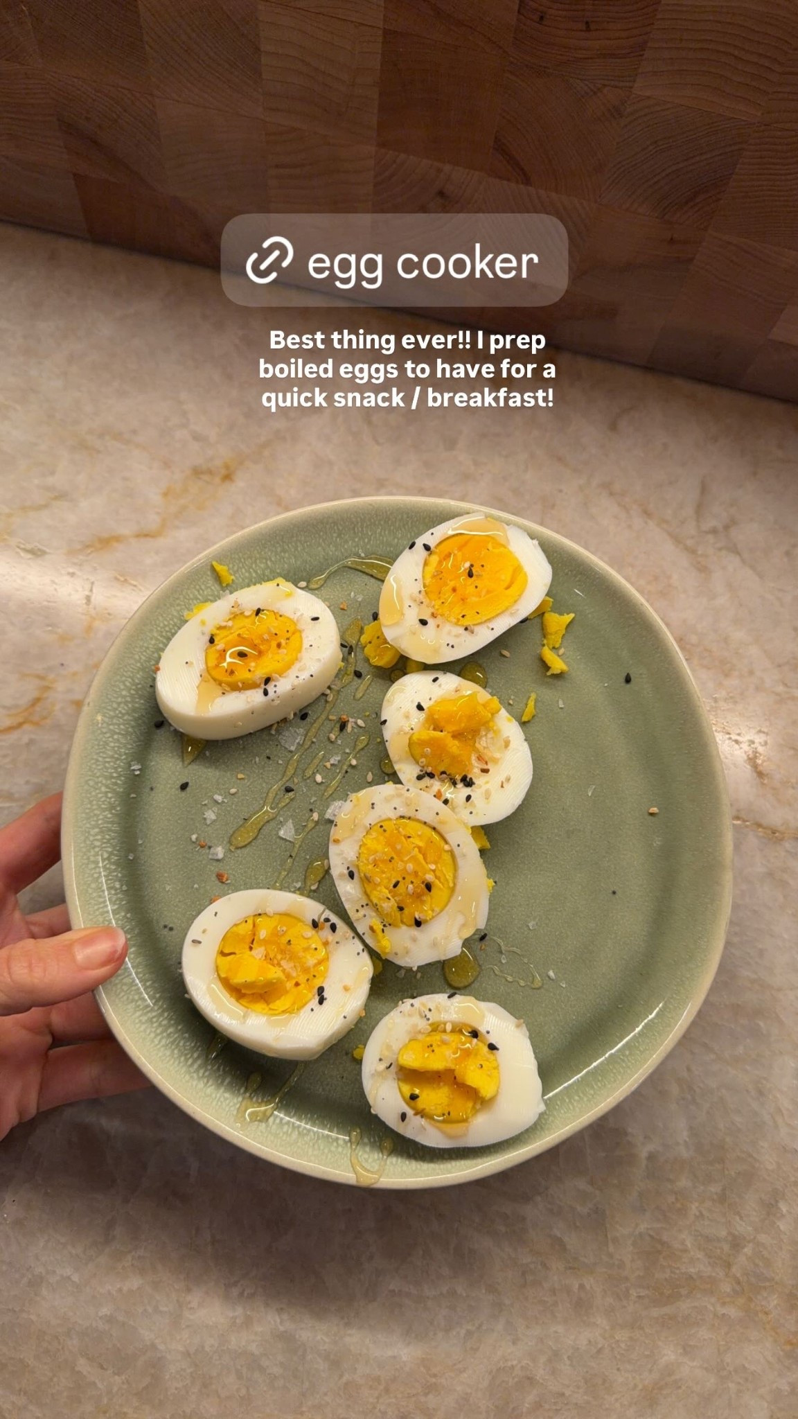 This egg cooker is the best thing ever!! I prep boiled eggs to have for a quick snack / breakfast!

#LTKmorningroutine #LTKHome #LTKfoodie