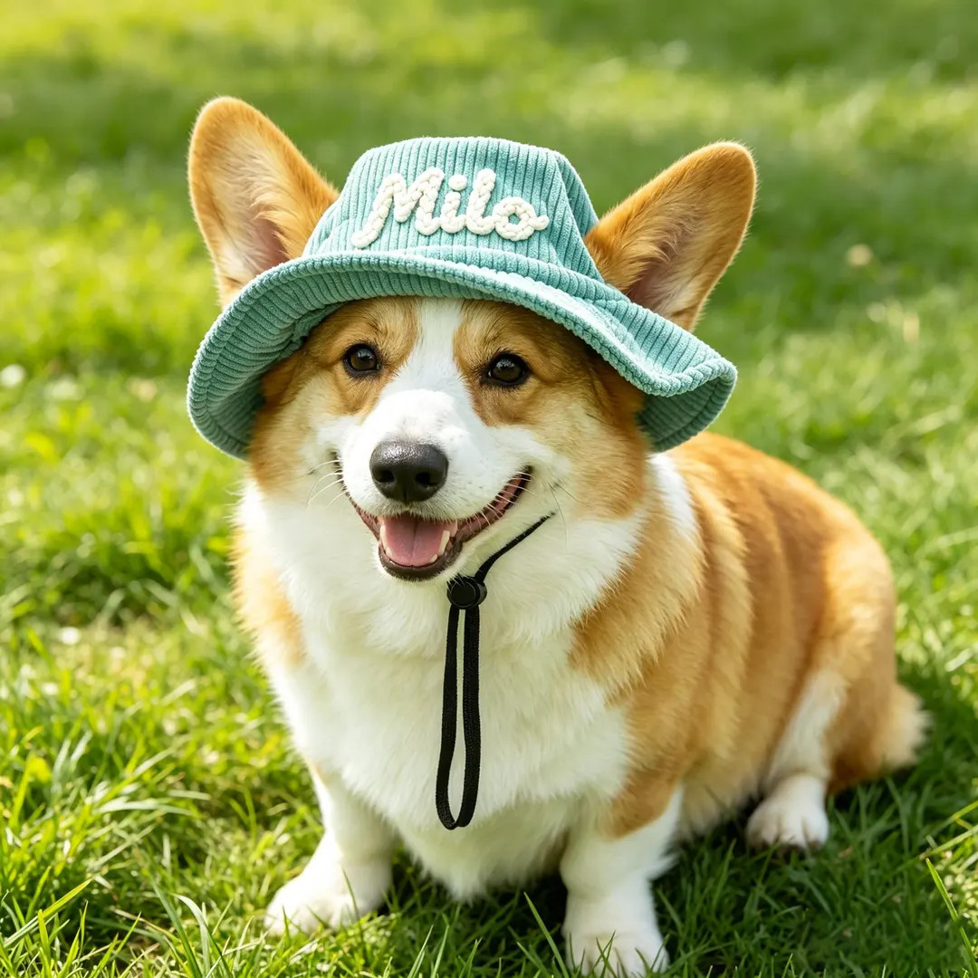 Personalized Corduroy Pet Bucket Hat, Adjustable Dog Sun hat, Personalized Fisherman Cap for Pets... | Etsy (UK)