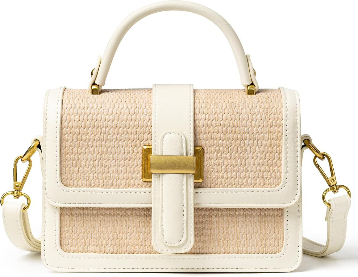 Joryin Crossbody Bag for Women. Top Handle Bag Small Purse Shoulder Handbag | Amazon (US)