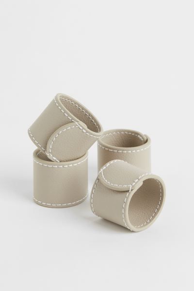 4-pack Napkin Rings | H&M (US + CA)