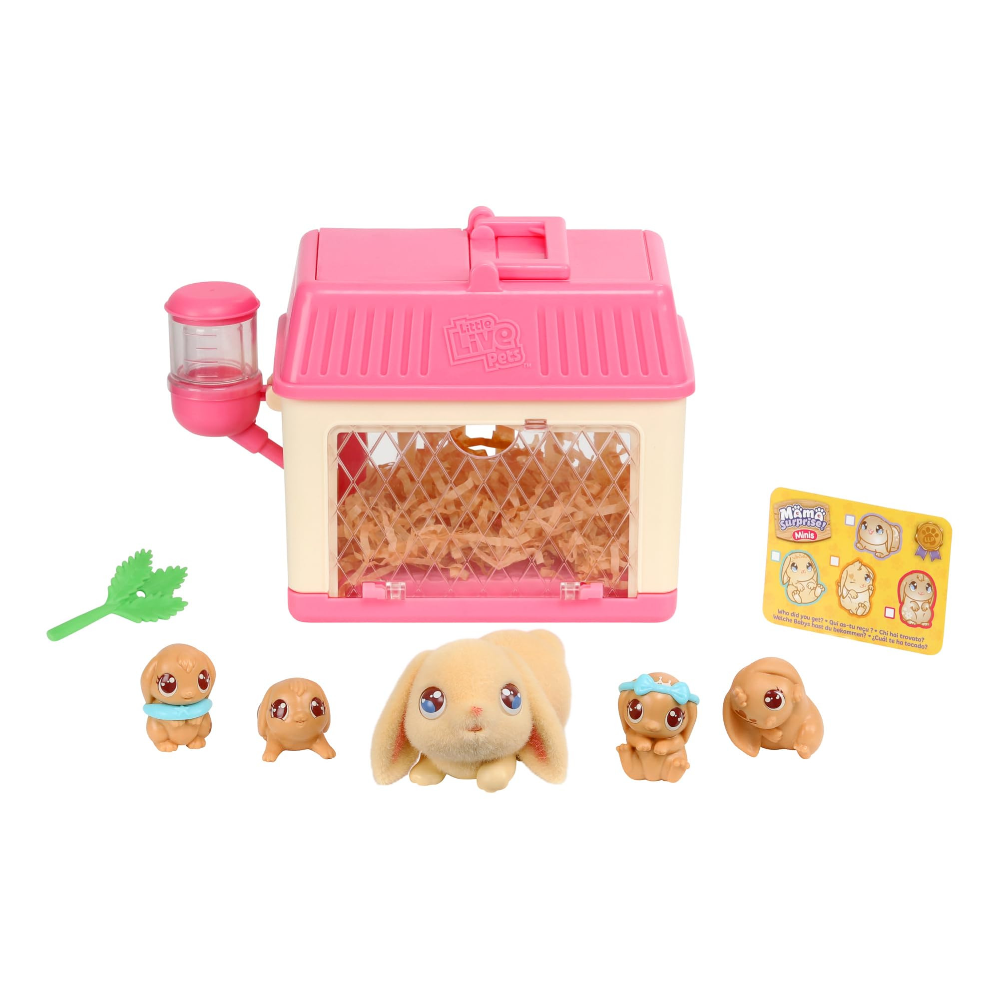Little Live Pets Mama Surprise Minis Lil’ Bunny – Interactive Hutch Playset with 2-4 Surprise... | Amazon (US)