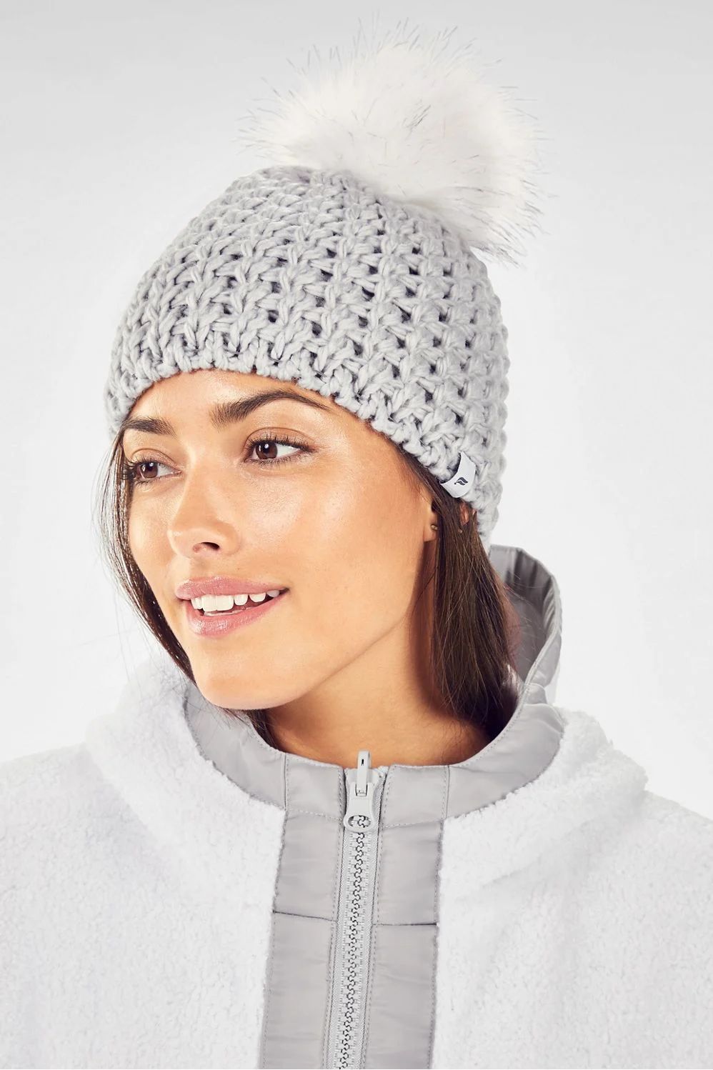 Chunky Pom Beanie | Fabletics - North America