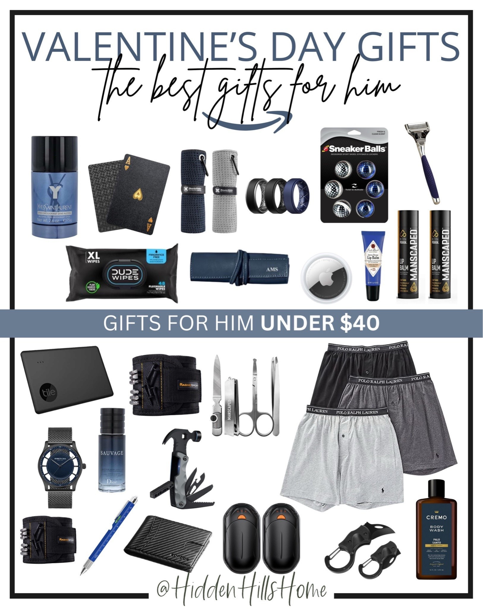 Valentine’s Day Mens gift guide! Gifts for husband, gifts for boyfriend, Affordable gift ideas for him! Vday gifts for him, amazon gift ideas, holiday gifts for men, Amazon gift guide, affordable stocking stuffers #giftsforhim



#LTKFindsUnder50 #LTKMens #LTKGiftGuide