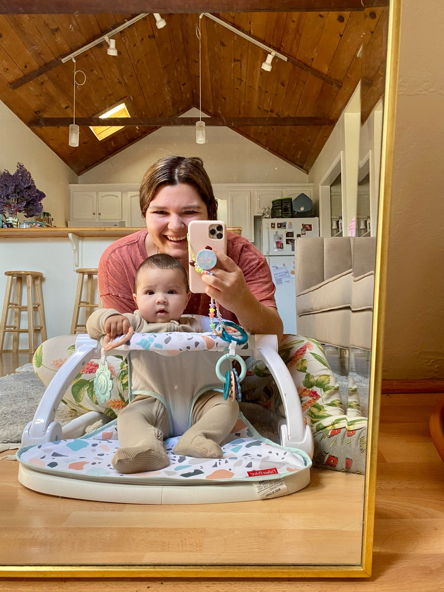 Josie has a different sit me up chair, but this is the one Linley used that was great for small spaces because you can fold it up and tuck it away!

#LTKFamily #LTKBaby #LTKKids