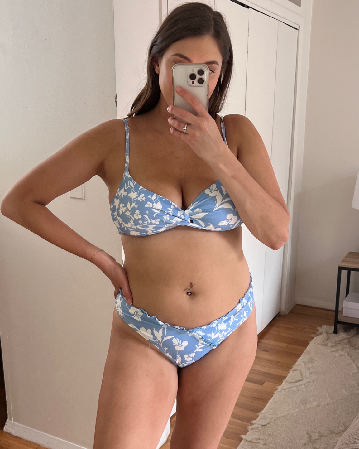 Floral bikini set bralette style size L 

Cupshe, swimwear, swimsuit, bikini set, bikini top, floral bikini? Blue bikini 

#LTKU #LTKSeasonal #LTKFind