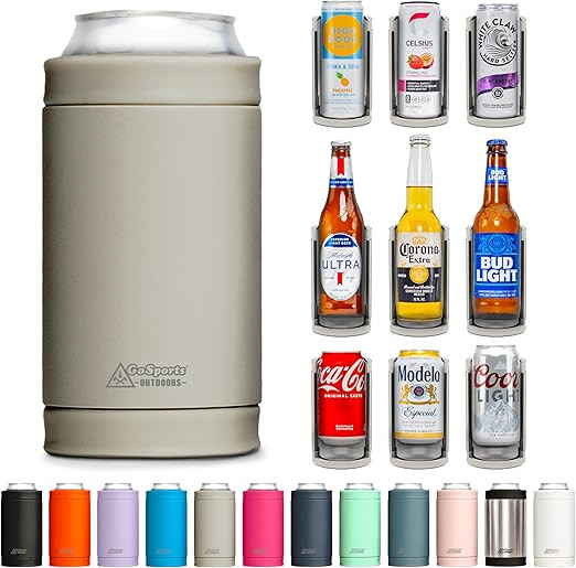 3 in 1 Insulated Can Cooler - 15+ Colors - Universal Size for 12 oz Cans, Slim Cans, and Bottles | Amazon (US)