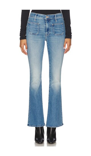 MOTHER The Patch Pocket Weekend Jeans in Blue. - size 28 | Revolve Clothing (Global)