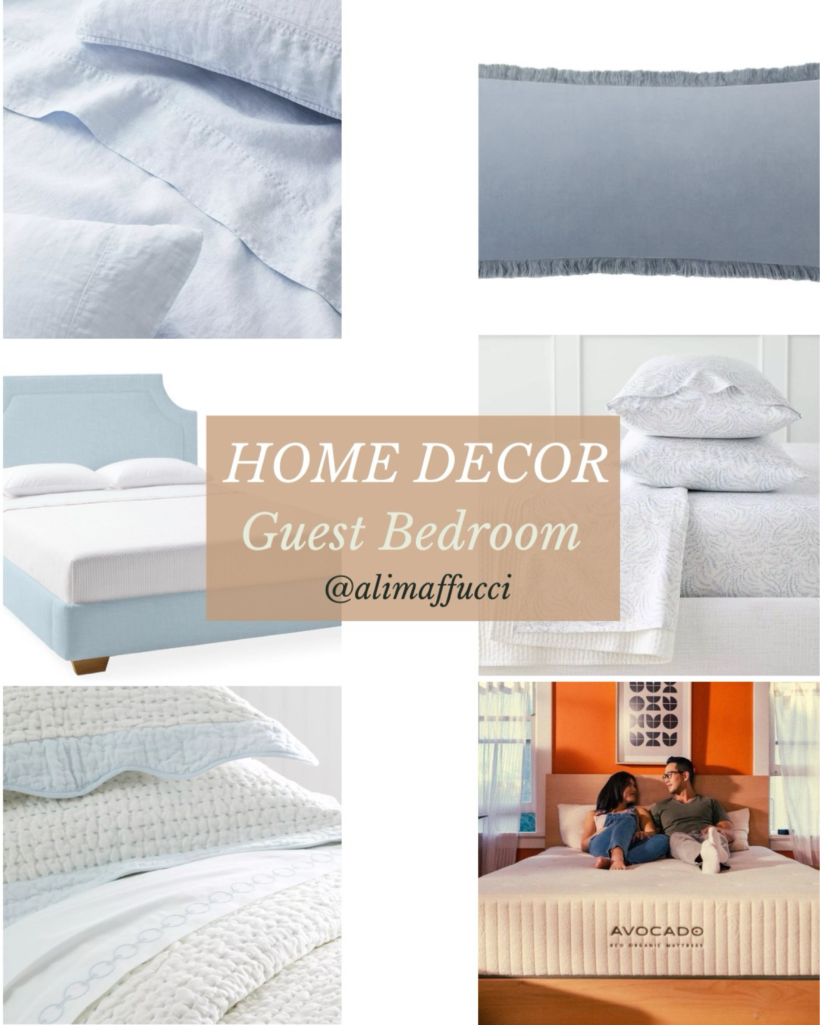 Our serene and coastal main guest bedroom. 

#LTKhome