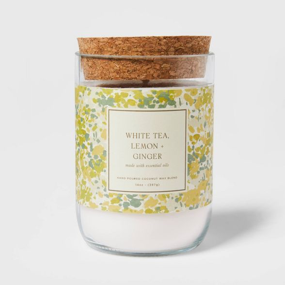 14oz Glass White Tea and Ginger Candle - Threshold™ | Target