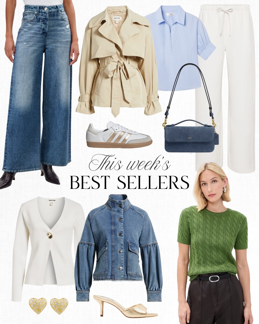 So many great finds under $150 on this week's list of best sellers... and they are really that good! I tell everyone I know, "you need the Aritzia Lodge pants." My daughter recently tried them and absolutely loves them (so do many of my friends). They come in multiple lengths, come in different materials, and you can dress them up or down If you're looking for a good spring jacket: this unique denim jacket or this short trench coat are great staples. 

#LTKPetite #LTKSaleAlert #LTKdayinmylife