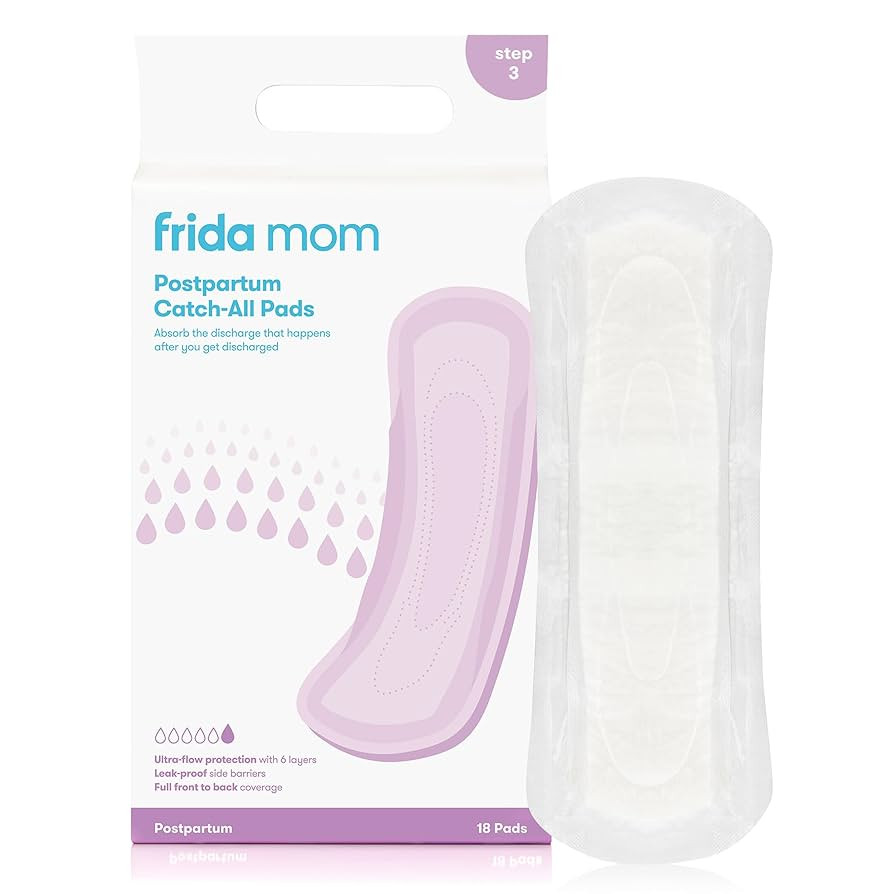 Frida Mom Postpartum Pads, Leak Proof Feminine Care Maxi Pads, 6 Layers of Protection for Maximum... | Amazon (US)