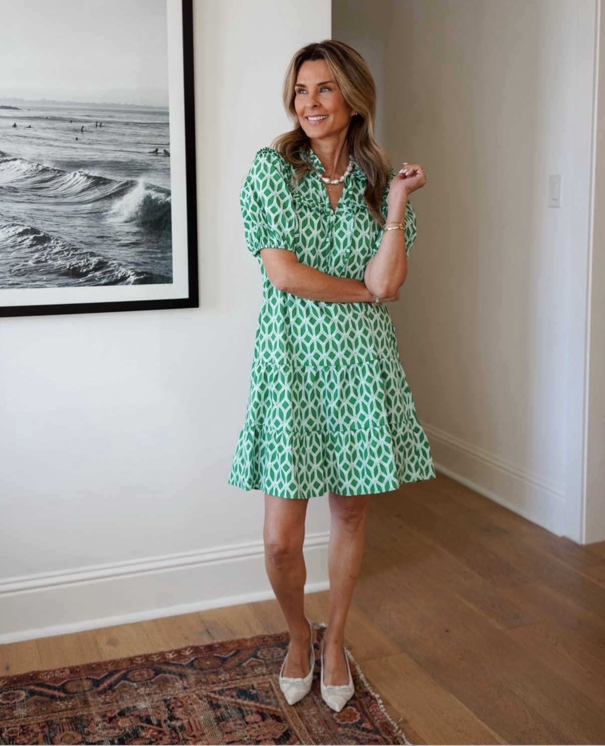 I’m 5’6’’. Green spring dress from Belk wearing size XS!

#LTKootd #LTKgrwm #LTKOver40