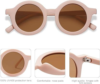 SOJOS Cute Round Polarized Sunglasses for Kids Girls Boys UV400 Protection De Sol Gafas Beach Hol... | Amazon (US)