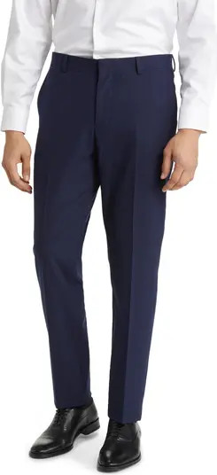 Trim Fit Flat Front Stretch Trousers | Nordstrom
