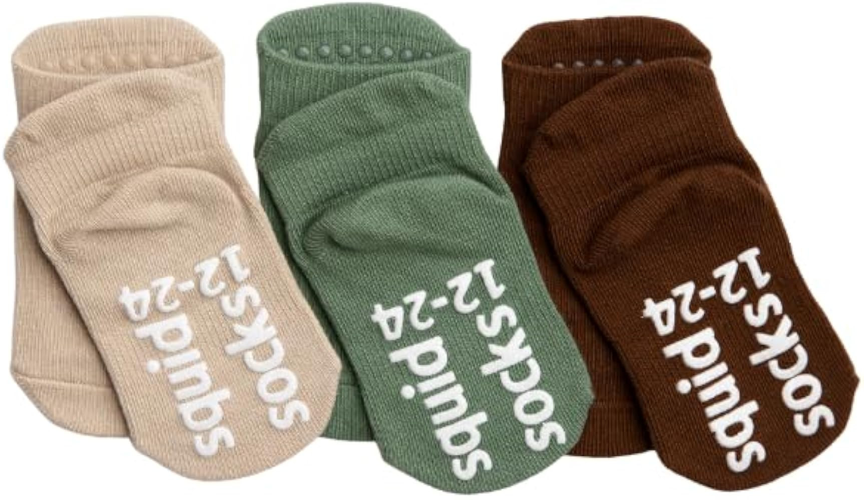 squid socks Cotton Grip Ankle Socks for Babies & Toddlers | Stay-On Design | As Seen on Shark Tan... | Amazon (US)
