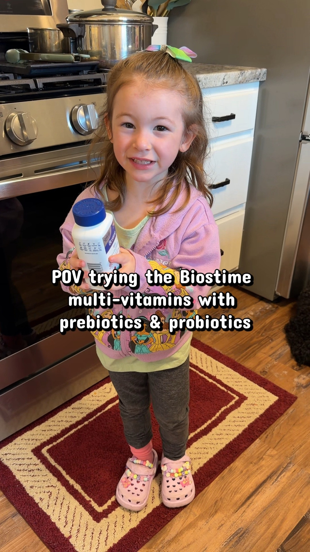 Kid approved Biostime Multi-Vitamins Gummies😋 #biostime #vitamins #prebiotic #probiotic #multivitamin #supplement 

#LTKActive #LTKKids #LTKmomlife
