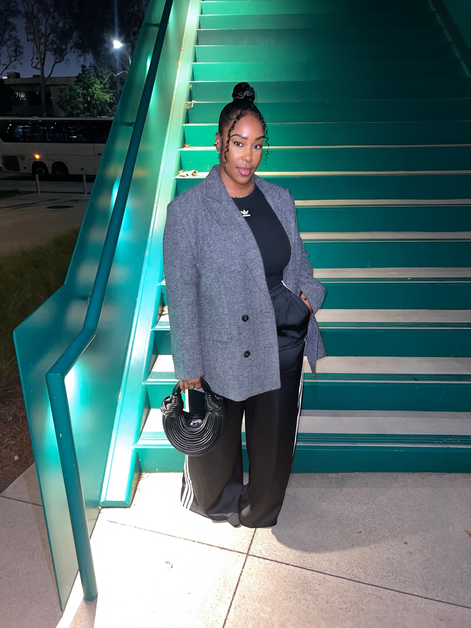 satin flowy adidas track pants are such a vibe! 

#LTKMidsize