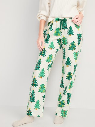 Printed Flannel Pajama Pants for Women | Old Navy (US)