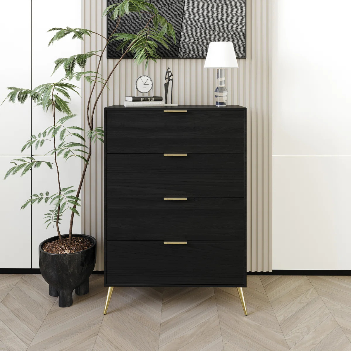 Rafiat 29.72'' W 4 - Drawer Dresser | Wayfair North America