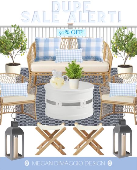 Hope your having an amazing weekend! Wow!! Target is having a major outdoor sale right now on patio lounge & dining furniture, rugs, umbrellas, lanterns and MORE!!

This new Serena & Lily inspired patio set is now 50% OFF!! 🤯🙌🏻🏃🏼‍♀️🏃🏼‍♀️🏃🏼‍♀️ it’s one of the best new dupe sets available online!! And this outdoor rug is 20% off and so are these lanterns!! 😎

#LTKsalealert #LTKhome #LTKSeasonal