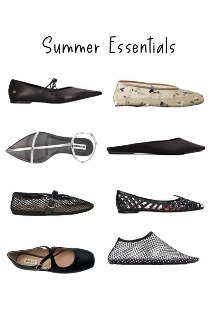 A round up of some of my fave flats out there right now.  