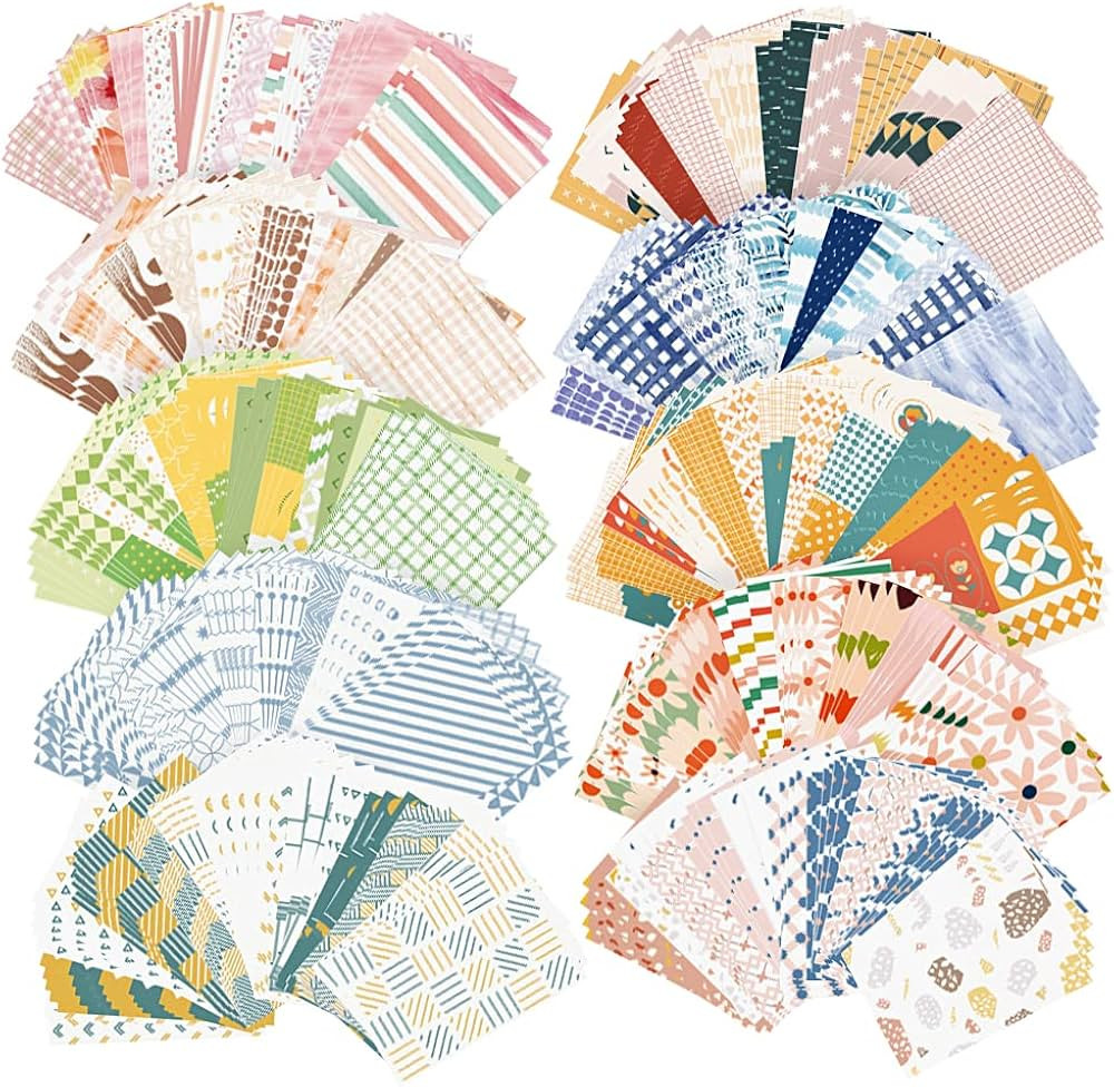 500 Sheets Vintage Scrapbook Paper Supplies , Aesthetic Paper Decorative Sheet of Paper , Scrap B... | Amazon (US)