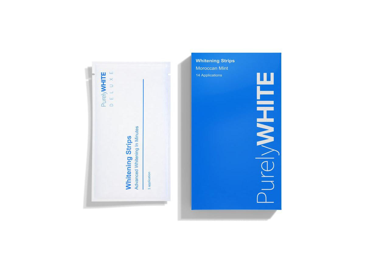 PurelyWHITE Deluxe Whitening Strips - 15pk - Blue | Macy's