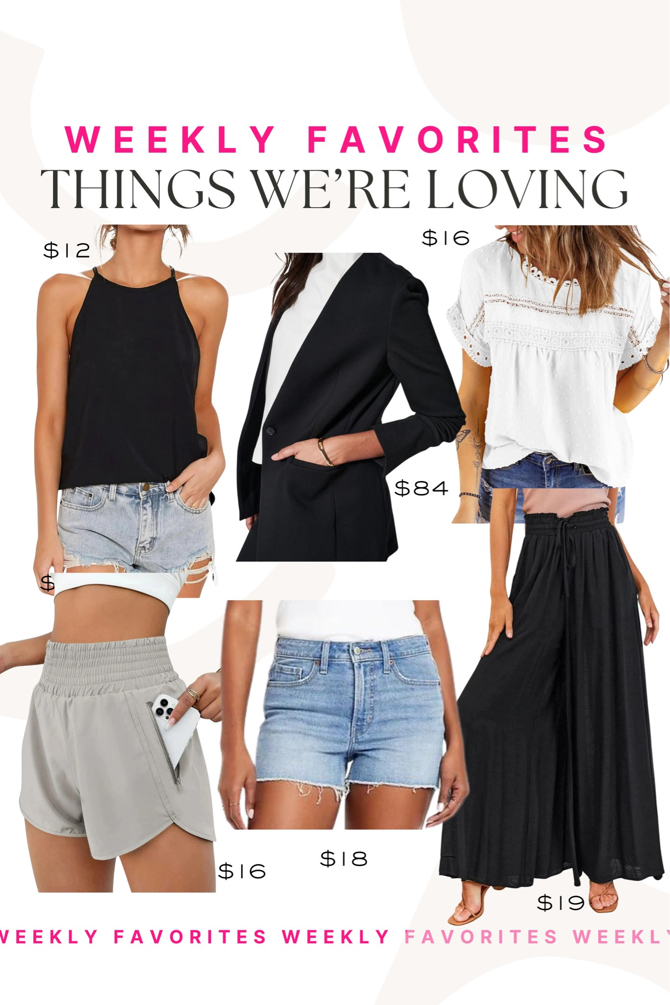 Rounding up this weeks favorites! We are loving these summer fashion finds!!

Summer style, summer fashion, weekly favorites, denim shorts, blazer, summer tanks 

#LTKfindsunder50 #LTKfindsunder100 #LTKstyletip