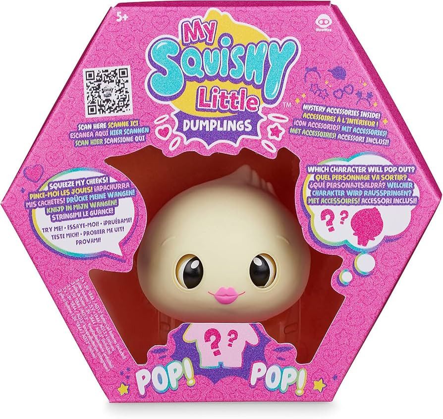 My Squishy Little Dumplings – Interactive Doll Collectible With Accessories – Dee (Pink) | Amazon (US)