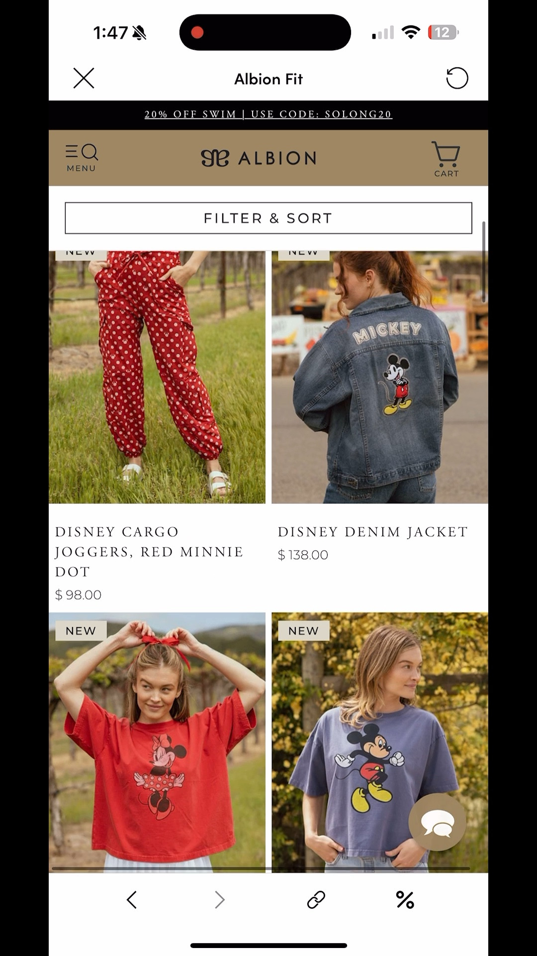 Disney x Albion Fit

#LTKStyleTip