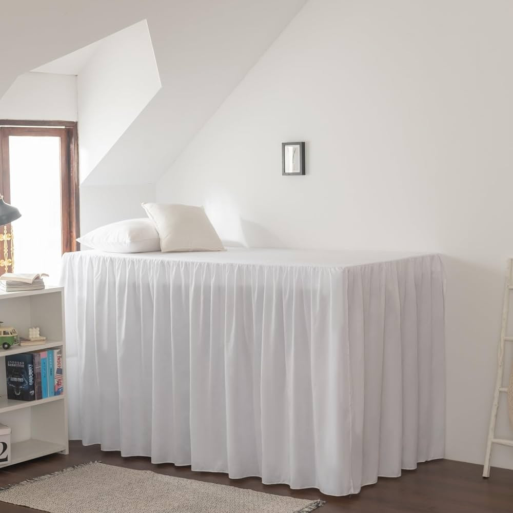 Dorm Bed Skirt, Dorm Bed Skirt Twin XL, 100% Microfiber Dorm Bed Skirts, Twin Extra Long Dorm Bed... | Amazon (US)