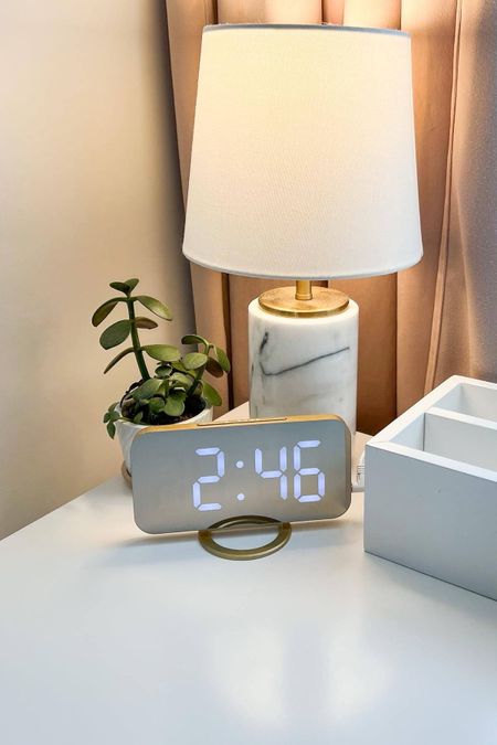 Amazon viral clock is on deal under $20 plus there’s a coupon box to check for an additional 10% off!
There are ports on the side of this to plug in a phone charger, so it’s super convenient if you like to charge your phone on your nightstand while you sleep

Amazon finds | Amazon home finds | Amazon viral finds | Amazon deals



#LTKfindsunder50 #LTKsalealert #LTKhome