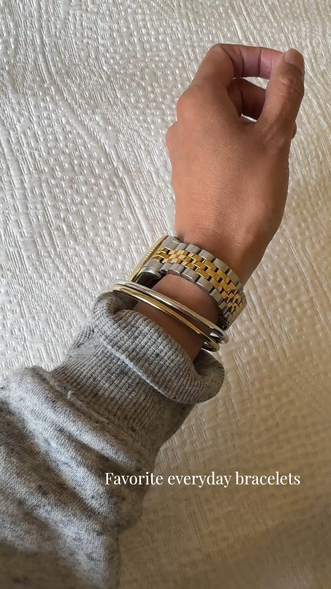 Favorite everyday bracelets on sale today. Lightweight and water resistant. I wear them almost daily. Comes in 2 or 5 pack; same or mixed metals. Size options available. I wear 6 inch. 


#LTKOver40