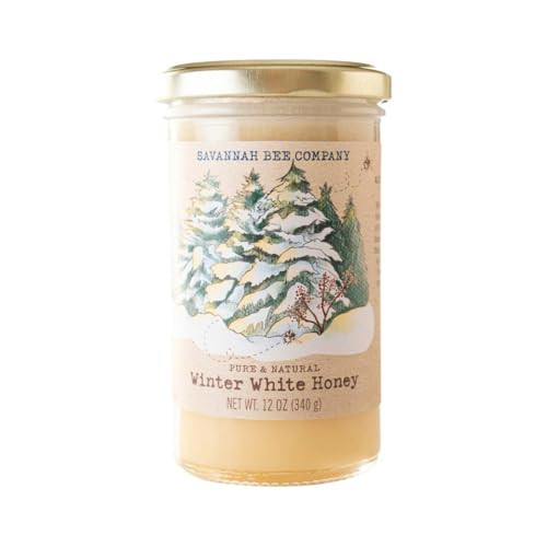 Savannah Bee Winter White Honey in 12 oz Tower Jar | Amazon (US)