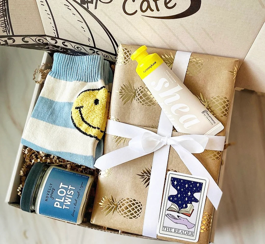 PICK a Book Box - The Happy Book Box!  birthday gift, thinking of you, sending smiles gift, liter... | Etsy (US)