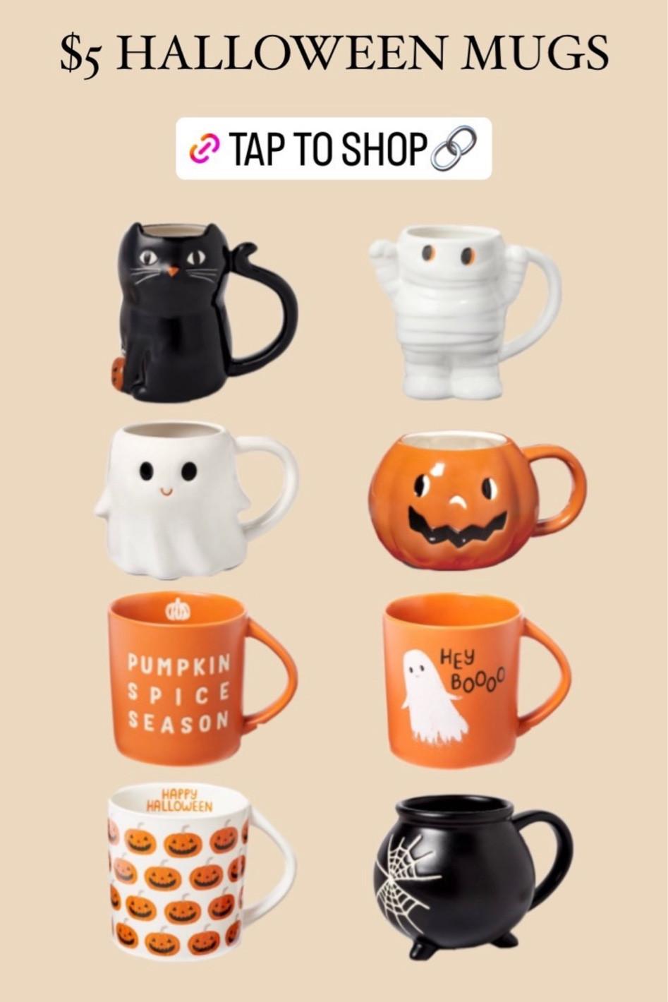 HALLOWEEN MUGS 🎃 👻

#halloween #mugs 

#LTKSeasonal