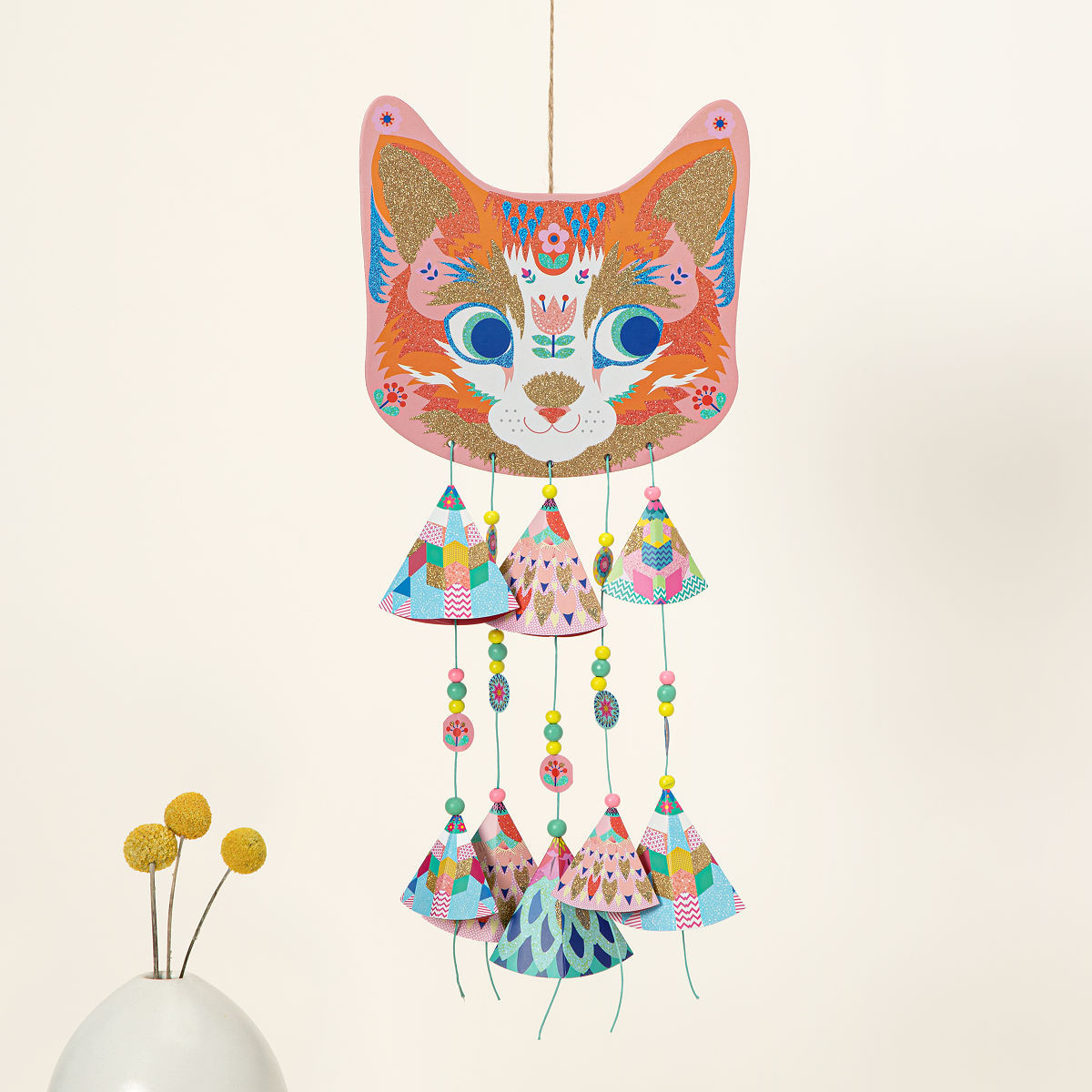 Kitty Wind Chime Kit | UncommonGoods