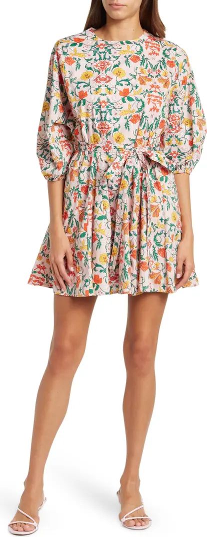 MELLODAY Waist Tie Mini Dress | Nordstromrack | Nordstrom Rack