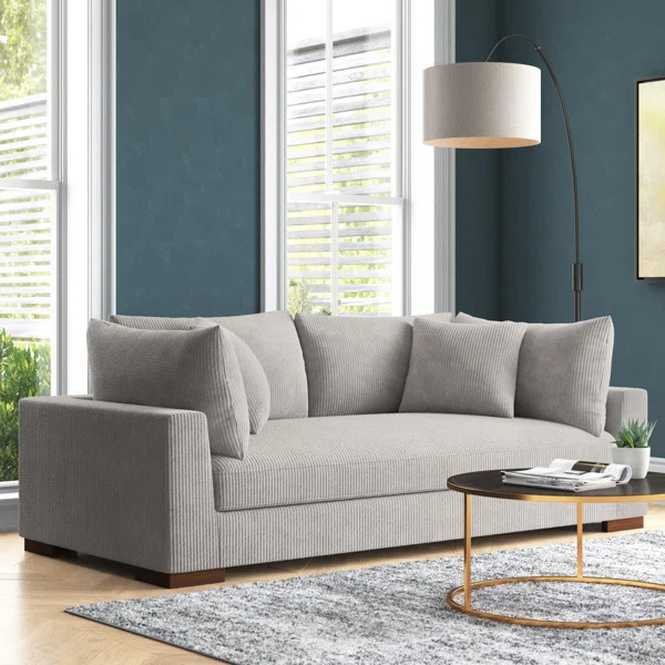 Alcantara 89.5'' Upholstered Sofa | Wayfair North America