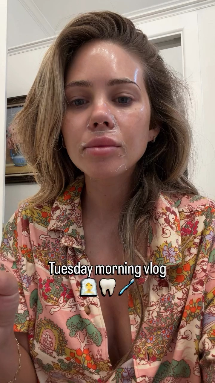 Tuesday morning vlog! Peel off my overnight mask with me and bring Adeline to the dentist! 🦷