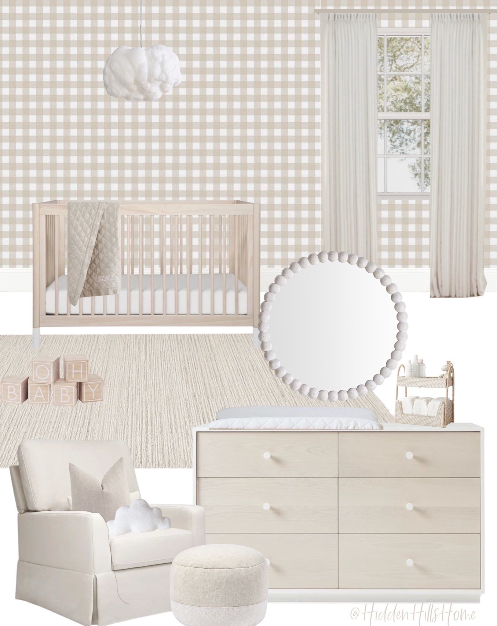 Neutral nursery decor, beige baby nursery, cute nursery decor mood board, neutral baby, gender neutral nursery decor ideas #nursery #baby

#LTKHome #LTKSaleAlert #LTKBaby