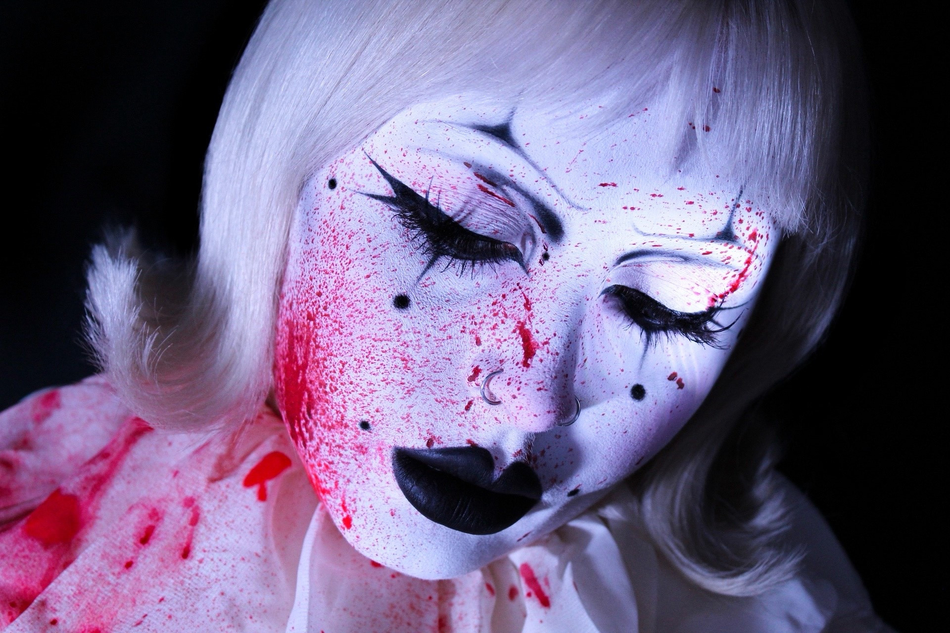 Bloody black and white cloclown

#LTKBeauty #LTKHalloween