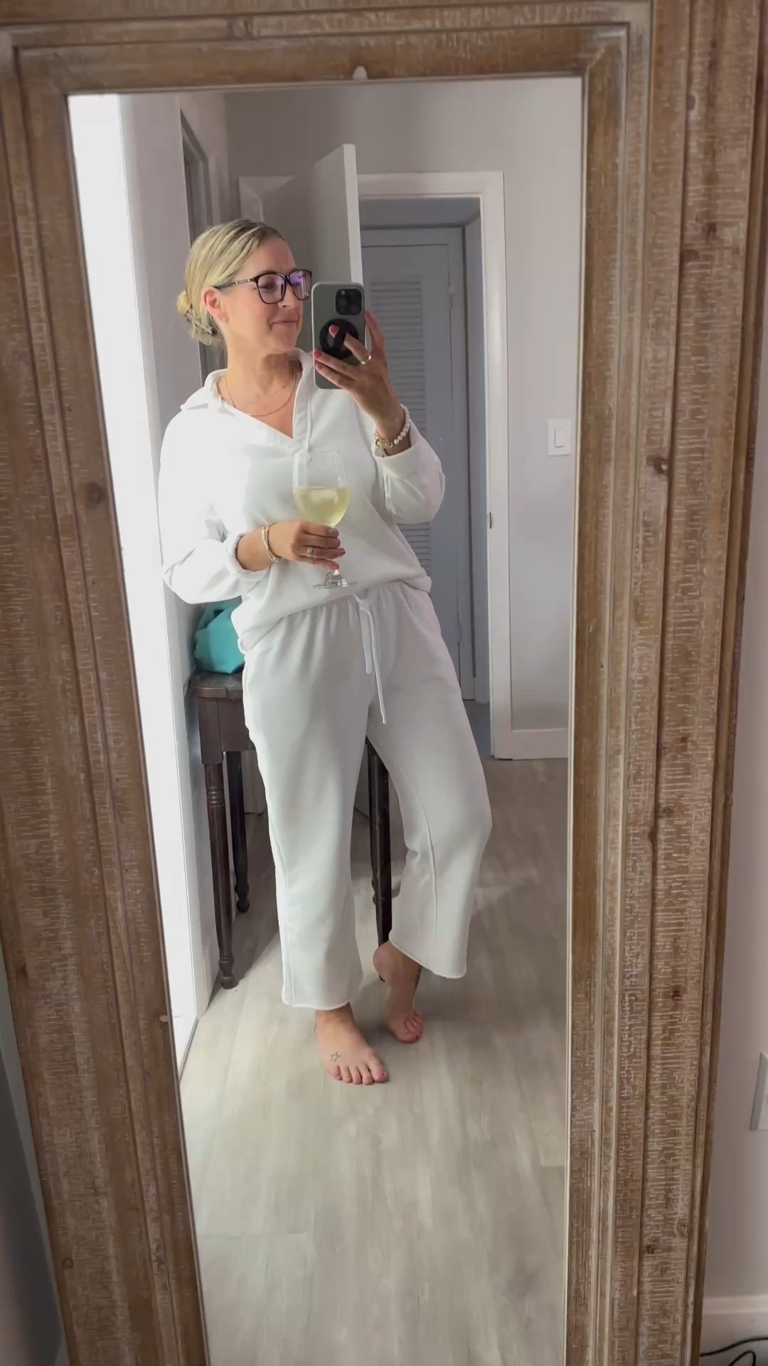 Pajamas night 2! It’s cold in the AC, and at night when the temp drops! AND in the morning!!! This is so comfy and soft. It’s a summer terry and just the most buttery. Love you all! In a medium. Pockets and drawstring. Polo style. Like Frank and Eileen but way more affordable  

#LTKTravel #LTKWatchNow #LTKFindsUnder50