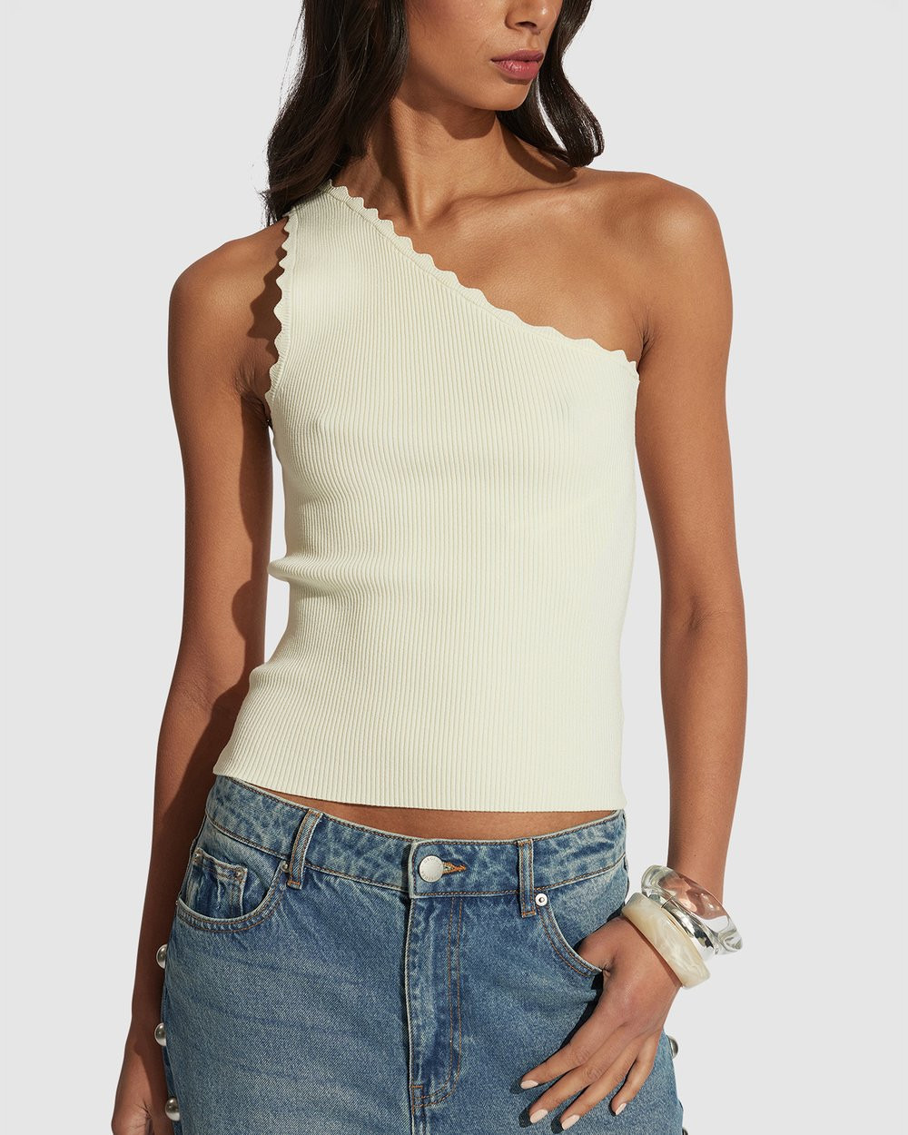 Kai One Shoulder Tank | THE ICONIC (AU & NZ)