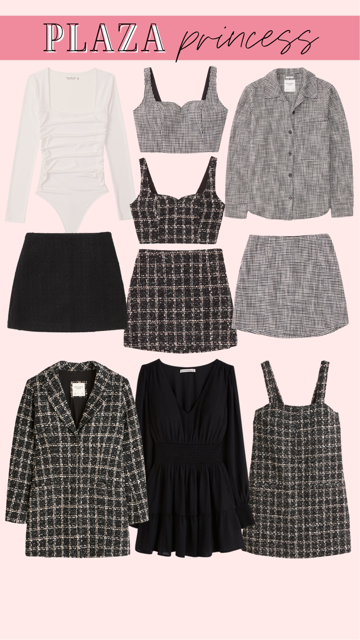 25% off Abercrombie, Plaza Princess, plazacore, tweed jacket, tweed set, tweed skirt, tweed dress, preppy style, Gossip Girl, fall outfits

#LTKSale #LTKsalealert #LTKunder100